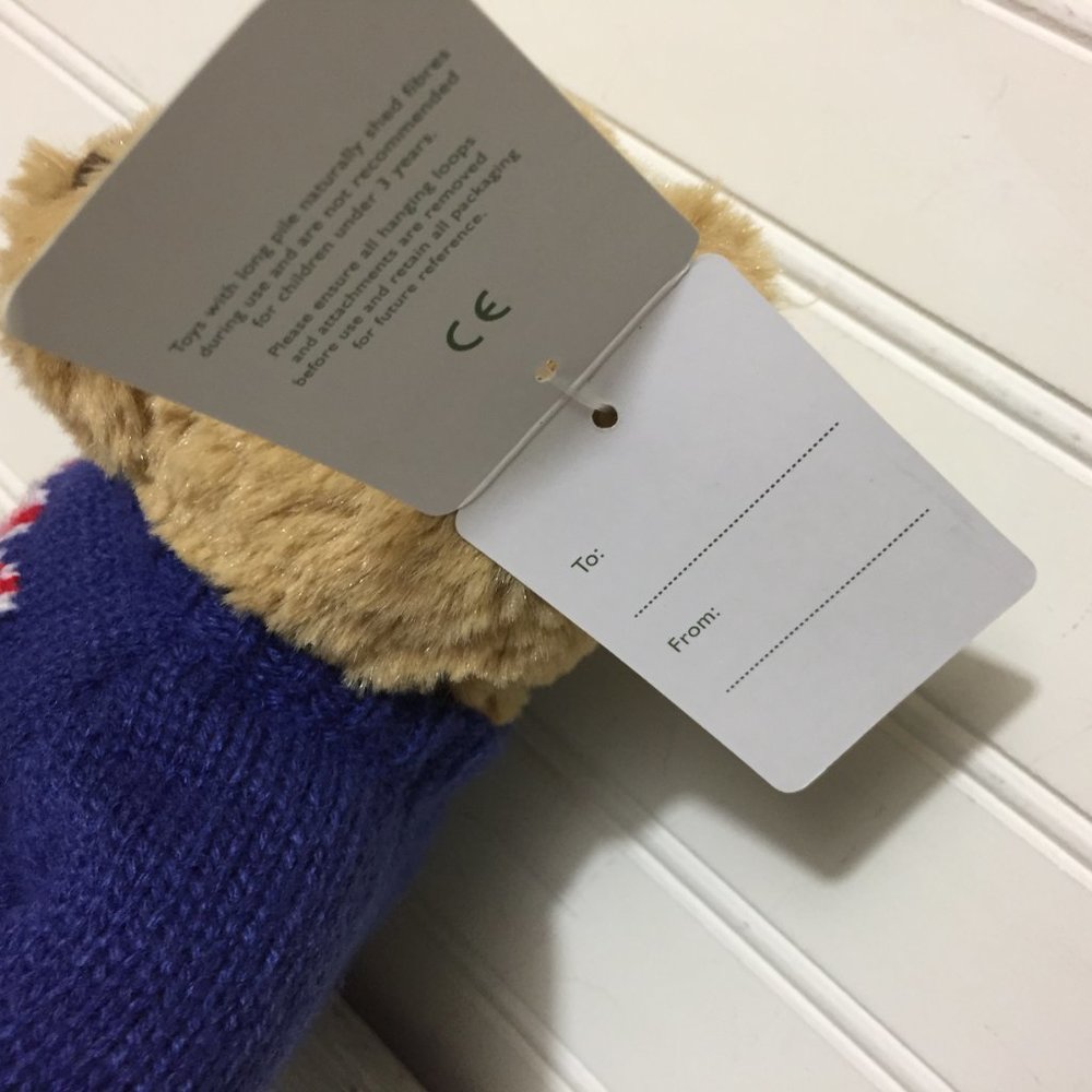 Harrods British Teddy Bear Plush - Picture 5 of 7